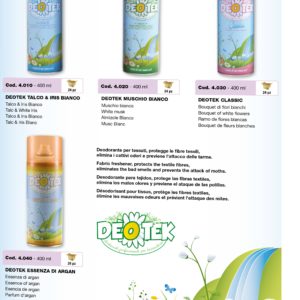 DEO-TEK DEODORANT POUR TISSU